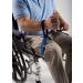 Patient Aid Thigh Lifter Strap, Leg Lift Assist Band with Padded Wrist Strap for Lifting, Movement, Transfer - Mobility Device for Disabled, Elderly, Limited Mobility, After Surgery Bed Rest