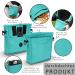 Ostfriesenpfoten Frieda Dog Treats - High-Quality Synthetic Leather Feeding Bag in Turquoise Size M - Easy Open Single-Handed Lock Gassitasche - Buy Online on GoSupps.com
