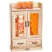 BRUBAKER Cosmetics Bath and Care Set - Peach in Wooden Cabinet | International Shipping Available - Buy Online on GoSupps.com