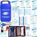 Waterproof First Aid Kit Roll Top Boat Emergency Kit - WELL-STRONG WS011-blue - Buy Online on GoSupps.com
