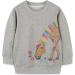 Girls Cotton Sweatshirt | Long Sleeve Pullover | Toddler Clothes Ages 2-3 Years | Horse Design - Buy Online on GoSupps.com