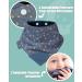 Cheeky Chompers Neckerchew Baby Bib with Teether | Midnight Stars Design | Reversible Dribble Bib for Teething Toddlers - Buy Online on GoSupps.com