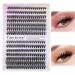 Pawotence Individual Eyelashes 280pcs D Curl Cluster Lashes Individual Cluster 9-16mm Mix Eyelash Clusters 30D 40D Lash Extensions for Self Application at Home(30D&40D-0.07D-9-16MIX)