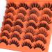7 Styles Wispy Mink False Eyelashes - EYDEVRO 3D Eye Lashes Pack, 14 Pairs, 12-17mm Mixed Lengths - Buy Online on GoSupps.com