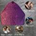 King Midas Empire Unisex Hair Stylist Cape - Waterproof Adjustable Cutting Cape in Purple/Pink - Perfect for Professionals & Home Use - Buy Online on GoSupps.com