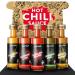 Timber Taste Chili sauce gift set 5 x 40ml |Offroad hot sauce chili set |Sharp sauces gift set |Gifts for men & women |Susses gift set Father's Day |Chili sauces spices off -road hot chili sauce
