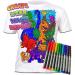 Splat Planet Color in Dinosaur T-Shirt | 10 Washable Pens | Reusable Design | Age 5-6 - Buy Online on GoSupps.com