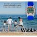 WobL Waterproof Vibrating Alarm Countdown Timer Watch - Small Size, 9 Alarms, Blue - Ideal for Sports, Medicine, Meetings, and Potty Reminders - Buy Online on GoSupps.com