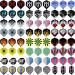 MAXMAU Dart Flights 144 pcs - Professional Standard Shape Replacement Feathers for Steel Tip and Soft Tip Darts - Buy Online on GoSupps.com