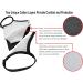 Universal 4521 Cloth Face Masks Reusable Nose & Mouth Mask 100% Cotton 2 Layer Washable for Teens & Adults Protects from Dust Pollen Pet Dander & More (Gray Large) - Buy Online on GoSupps.com