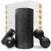 La Berta Fascia Set Fascia Role Fascia Roll Mini Fascia Ball Duoball for Self -Massage Fascia Training Muscles/connective tissue/metabolism Ball Fascia ball Fascia roll Set Dt. Instructions Set Advanced Hard: Black