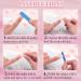Press on Nails Square French False Nails Full Cover Coffin Fake Nails Nude Color False Nail Glossy French Tip Nail Art Manicure Decorations for Girls Women 360 Pieces - Buy Online on GoSupps.com