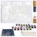 Paint by Number Kit for Adults - Aurora Bliss 16x20 Unframed - Fun DIY Arts and Crafts Project for Beginners to Advanced - Buy Online on GoSupps.com