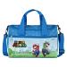 Sports bag Super Mario for boys 10l |Small travel bag and children's bag with removable and adjustable shoulder strap |Motif Super Mario and Luigi in blue