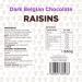 Dark Belgian Chocolate Covered Raisins Sultanas | Dairy Free | Vegan | Gluten Free - 650g - Buy Online on GoSupps.com