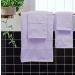 GLAMBURG 6 Piece 100% Combed Cotton Towel Set - Ultra Soft Luxury Hotel Quality - Purple - 600 GSM - Buy Online on GoSupps.com