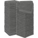 Simpli-Magic Towels, 12x12 Washcloths, Gray 24 Count