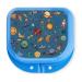 Cute Retainer Cases  Retainer Holder Case 1 Pack  Aligner Case with Funny Cartoon  Night Guard Case with Space Patterns (Blue)