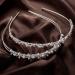 Rhinestone Wedding Headband Set - Crystal Flower Girl Crown Tiara for Bride & Bridesmaids - Faux Pearl Headdress for Wedding Party - Buy Online on GoSupps.com