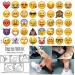 Emoji Temporary Tattoos (160 pcs) - Fun Emoji Body Stickers for Kids & Adults | Emoji Party Favors with Poop, Heart Eyes, Sunglasses, Smirk & More - Buy Online on GoSupps.com
