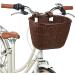 Retrospec Oval Dreamcatcher Basket with Leather Straps, Brass Buckles - Dark Stain - Buy Online on GoSupps.com