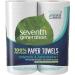 Seventh Generation Paper Towels  100% Recycled Paper  2-ply  2-Count (Pack of 12) - Buy Online on GoSupps.com