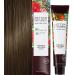 Permanent 5N Light Natural Brown Hair Color Dye - Naturally-derived Vegan & 100% Gray Coverage that Lasts up to 8 Weeks