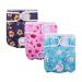 Demigreat folter trousers for bitches 3 pieces XS high -suction and women's bandages Dog diapers for bitches size adjustable -Nied flowers cute flowers XS