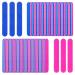 Aster 100 pieces nail file double-sided nail file 180/240 professional nail professional care nail files for nail care styling manicure shop 8.5 cm nail file polishing strips