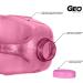 Geo Sports Bottles 1 Gallon BPA Free Reusable Leakproof Wide Mouth Sports Water Jug Bottle with Handle and 48mm Screw Cap Pink - Buy Online on GoSupps.com