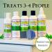 Family Head Lice Treatment Kit - Nit Removal Comb, Mousse, Mint Shampoo, Conditioner, Repellent Spray & Dimethicone Oil - Treats 2-4 Kids - Buy Online on GoSupps.com