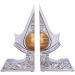 Nemesis Now Assassins Creed Bookends - Apple of Eden Resin Silver 18.5 cm B5349S0 | International Shipping Available - Buy Online on GoSupps.com