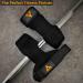 Durable Orange Forest Weightlifting Straps - Double-Layer Leather & Neoprene Wrist Loops for Powerlifting Crossfit & Pull-Ups | Unisex Black Handles - Buy Online on GoSupps.com