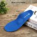 WAKI HOME Orthotic Insoles with Arch Supports for Flat Feet & Plantar Fasciitis - Men 6-6.5, Women 8-8.5 (Blue, 250MM) - Buy Online on GoSupps.com