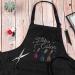 Satinior Waterproof Nail Tech Apron Set - Colorful Rhinestones 3 Pockets 2 Pieces | Ideal for Nail Art & Cosmetics - Buy Online on GoSupps.com