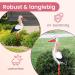 Gl cksgut Rattierorch Baby Pink 100 cm | 5-Part Birth Stork Set with Name Tag Greeting Card & Pen | Perfect Birth Gift for Baby Girls | Indoor & Outdoor Decoration - Buy Online on GoSupps.com