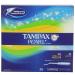 Tampax Pearl Plastic Tampons Duopack (Regular/Super) Unscented 36 Count Pack of 1 36