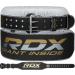 RDX Leather Weight Lifting Belt 4 & 6 - Adjustable Powerlifting Training Belt for Men & Women - Padded Strength Fitness Belt 2XL (39-44 Inch) - Black & Gold - Buy Online on GoSupps.com