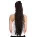 WIG ME UP N857-V-3: Long Dark Brown Braid Ponytail Hairpiece - 75 cm Voluminous Curly Afro Kinks - Buy Online on GoSupps.com