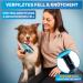 Bluepet Dog & Cat Brush for Long-Haired Pets - Undercoat & Knot Dematter Tool - 2023 Model with Cleaning Button - Ideal for Daily Use - Buy Online on GoSupps.com