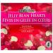 Waterbridge Imported Jelly Bean Hearts 200g Valentine's Day Candy Perfect as a Treat and for Gifting. Product of Ireland