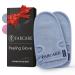 Fabcare premium peeling glove face peeling sponge 2 pieces - peeling glove for body & face - exfoliating gloves for peeling & body scrub - suction cups & ebook - Dermatest very good 1 piece (2 pack)