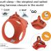 Shop Curli Vest Harness - Air-Mesh Sun Orange (M) - Premium Comfort for Small Dogs | International Shipping Available - Buy Online on GoSupps.com