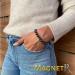 MagnetRX Hematite Magnetic Bracelet - Classic 8mm Bead Magnetic Therapy Jewelry for Pain Relief - International Shipping Available - Buy Online on GoSupps.com