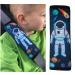HECKBO 1x Kids Car Seat Belt Pads Seat Belt Protectors - astronaut - Seat Belt Pads for Kids and Babies- Ideal for any Seat Belt Car Booster Seat Kids Bicycle Astronaut 1 piece