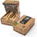 2ZEBRAZ 100% Bamboo Cutlery Set - Eco-Friendly Flatware in Premium Box Set of 100 - Buy Online on GoSupps.com