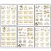 Bride to Be Gold Metallic Temporary Tattoos - 100+ Designs for Bachelorette Party - Buy Online on GoSupps.com