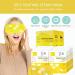 OPTICALINEA Chamomile Steam Eye Mask - 20 Pack | Self-Heating Disposable Eye Compress for Dry Eyes, Puffy Eyes, Headache Relief - Buy Online on GoSupps.com