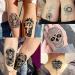 67 Sheets Realistic Black Flower Temporary Tattoos for Women - Waterproof 3D Rose, Peony, and Floral Designs | Long-Lasting Fake Tattoos for Arm, Thigh, Adults - Buy Online on GoSupps.com