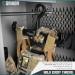 Savior Equipment Heavy Duty Hanger 2-Pack - 150 lbs Load Capacity - High Impact Plastic - for Vest, Scuba, Military, Police, Survival Gear - Obsidian Black - Buy Online on GoSupps.com